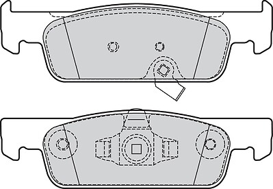 BRAKE PADS SMART FORFOUR FORTWO FR